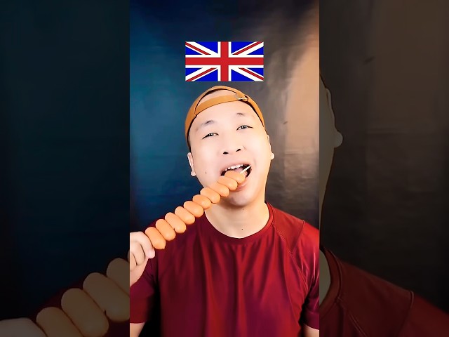 Sosis dalam Berbagai Bahasa#asmr#mukbang#makansesuaiemoji #sosis#sausage#belajarbahasa#shorts 😋😘🌛🧠