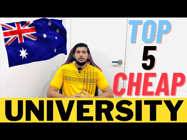 Top 5 cheap universities in Australia 🇦🇺 ||2024