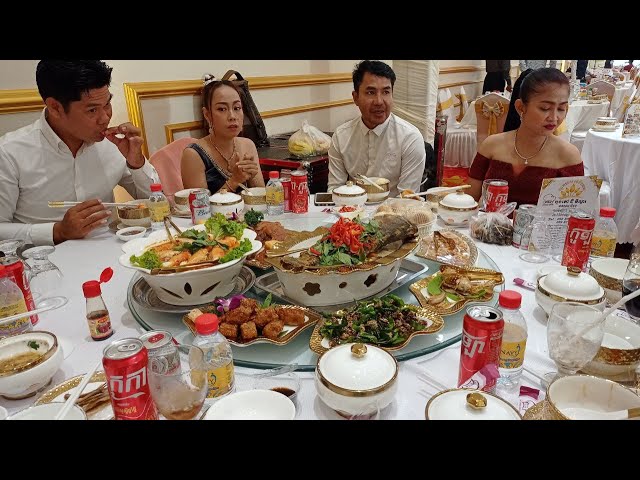 BEST Cambodian Wedding Food Cooking And Eating | Wedding Party In Phnom Penh