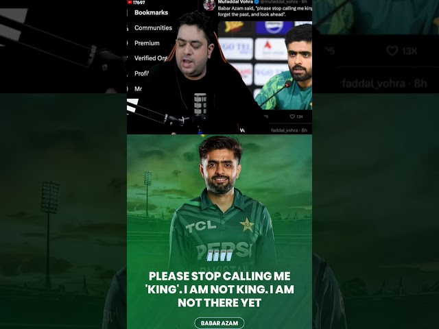 Babar Azam On King #babarazam #kingkohli #abcricinfo #pakistan #pakistani #pakistanidrama #shorts