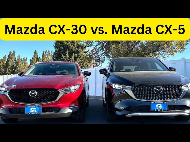 2025 Mazda CX-5 vs. CX-30 | Side by Side Review