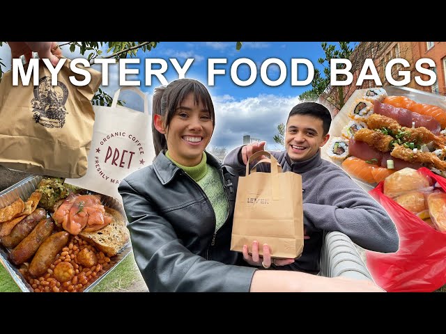 24 Hours Trying MYSTERY FOOD BAGS! 🍔 Too Good to Go App