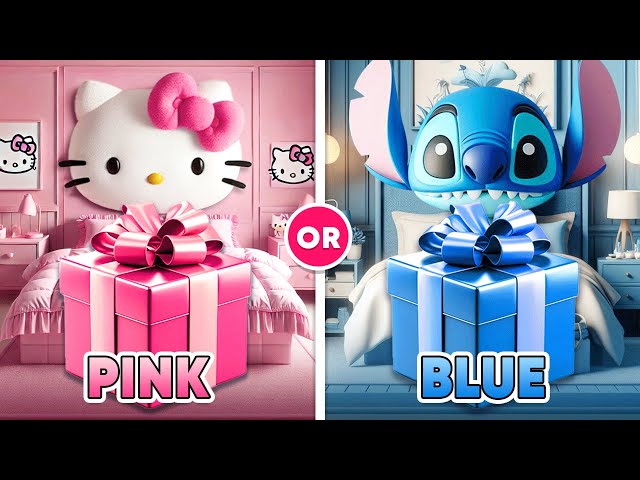 Choose Your Gift! 🎁 Pink or Blue 💗💙 Monkey Quiz