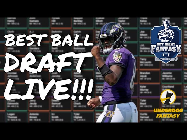 Fantasy Football Draft *LIVE* | Underdog Fantasy $5 Entry Best Ball The Fast Puppy $200K to 1st!!!