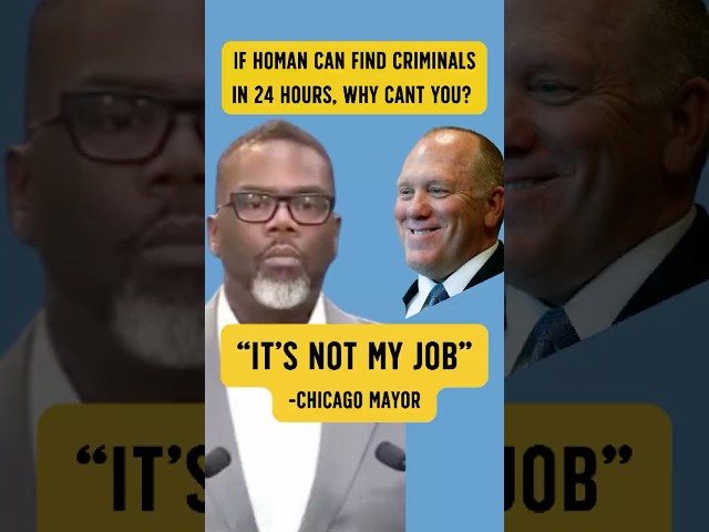 Tom Homan Embarrasses Chicago Mayor