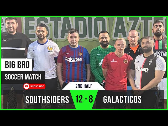 Southsiders 12-8 Galacticos | Andy POTM as Goals Fly In 2nd Half | Big Bro Soccer