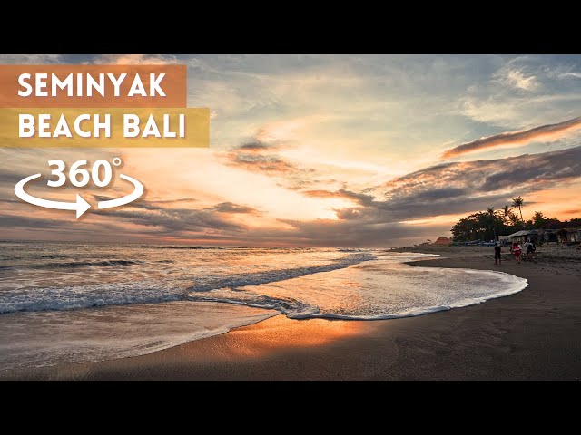 Travel in Seminyak Beach Bali (360° Video Tour)