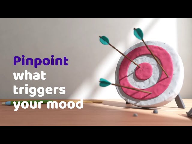 Pinpoint what triggers your mood with the uMore stress app.