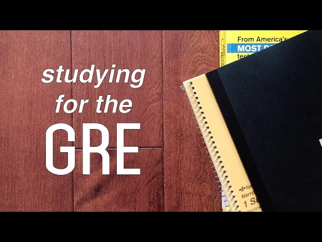 How I'm Preparing for the GRE ◇ Study Tips