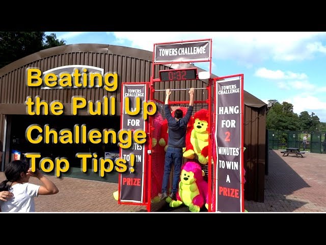 How to Beat Pull Up Bar 2Min Hanging Challenge Alton Towers Theme Park