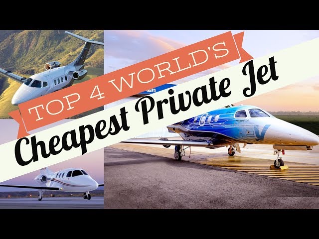 Top 4 World's cheapest Private Jet you can buy