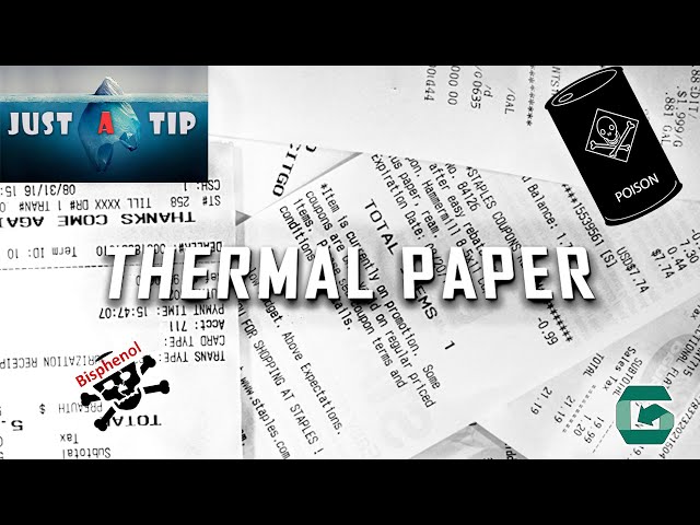 Thermal paper is toxic‽