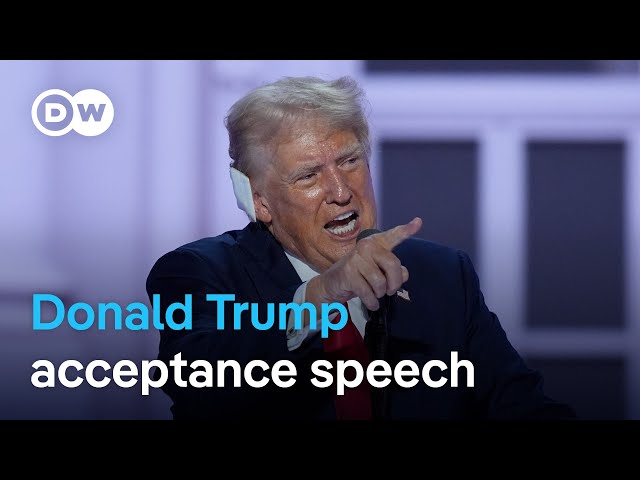 Donald Trump acceptance speech RNC 2024 | DW News