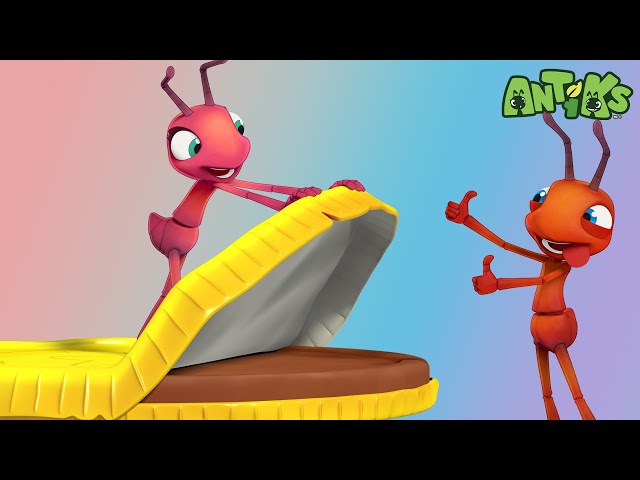 Choco Coin | Antiks 🐜 | Funny Cartoons for Kids