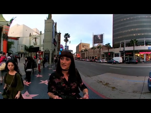 Grauman's Chinese Theatre, Hollywood Walk of Fame and Hollywood Boulevard in 360°