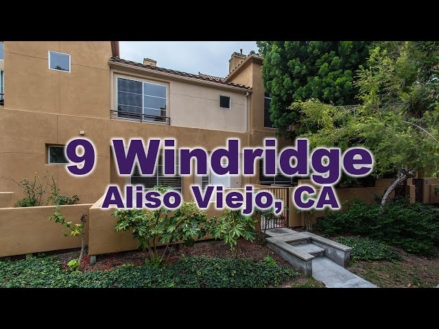 9 Windridge, Aliso Viejo, CA Virtual Tour