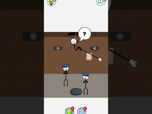 Stickman escape by whole#short