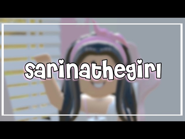 ˗ˏˋ🧃custom intro for sarinathegirl | rosaliexø