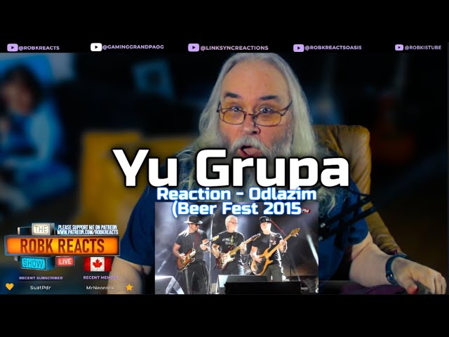 Yu Grupa Reaction - Odlazim (Beer Fest 2015) - First Time Hearing This Rock Anthem!