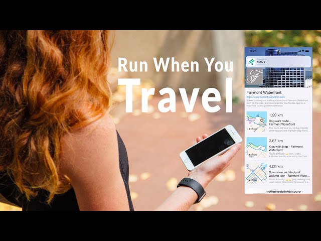 Magical app-free guest onboarding for digital jogging routes at hotels