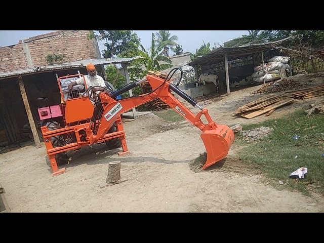 Soil master backhoe. (AANVI AUTOMOBILES)