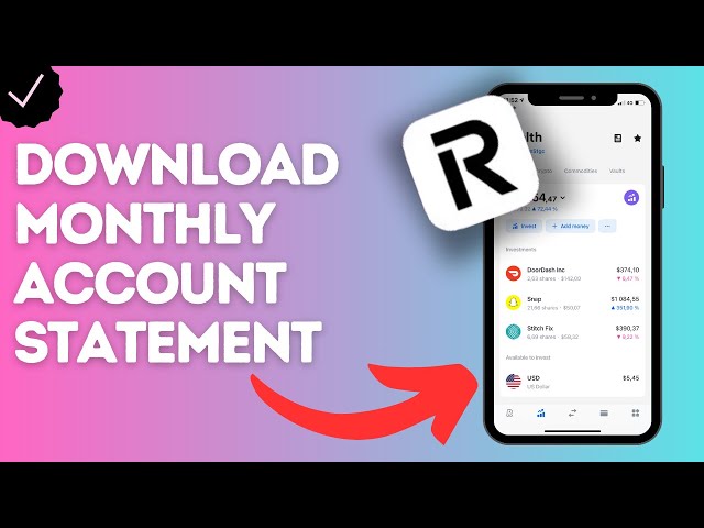 How to download monthly account statement in Revolut?