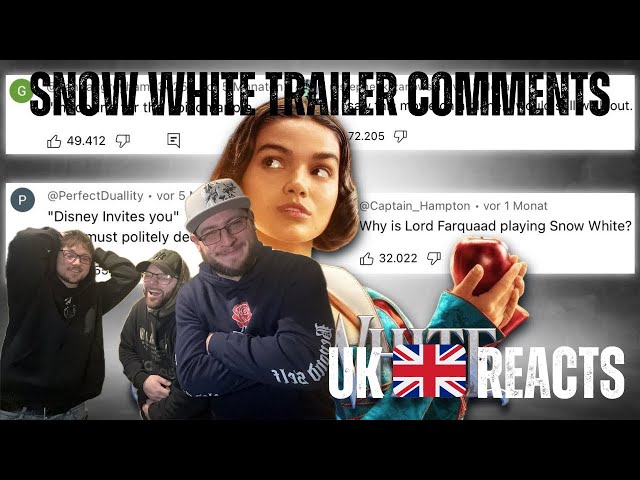 CHAT MUSIC REACTION TO 'SNOW WHITE TRAILER COMMENTS' PT 1 & 2 (UK Independent Artists React) JOOOKES