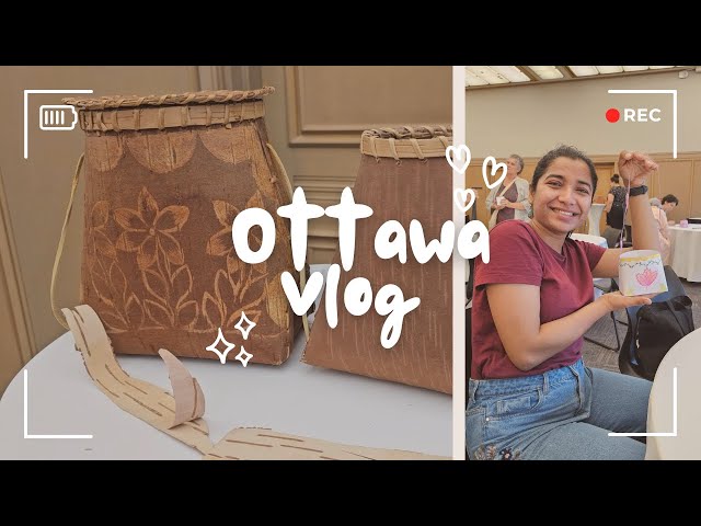 Algonquin Storytelling and Basket Making with the Brascoupé sisters - Workshop experience vlog