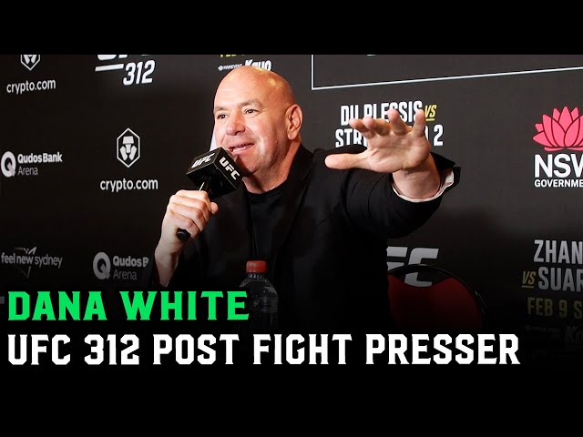 Dana White reacts to DDP beating Strickland; Goes off on “biggest p****” Australian media