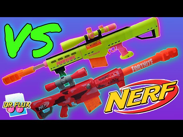 Nerf Fortnite Sniper Rifle VS 3DPrinted Nerf Sniper Rifle