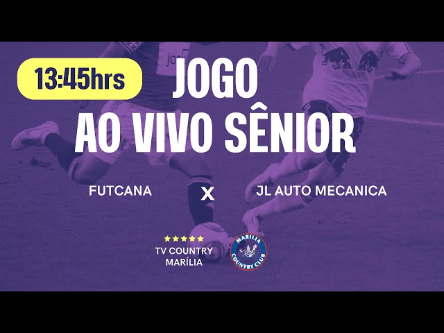 SENIOR - 2º Rodada | FUTCANA X JL AUTO MECANICA