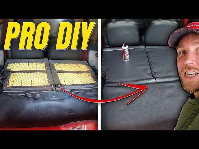 My AMAZING Rebuild of Back Seats and Boot Liner | 1992 Subaru Ace