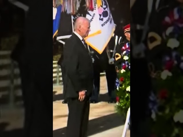 Biden disoriented needed stage direction from Arlington honor guard during wreath-laying ceremony