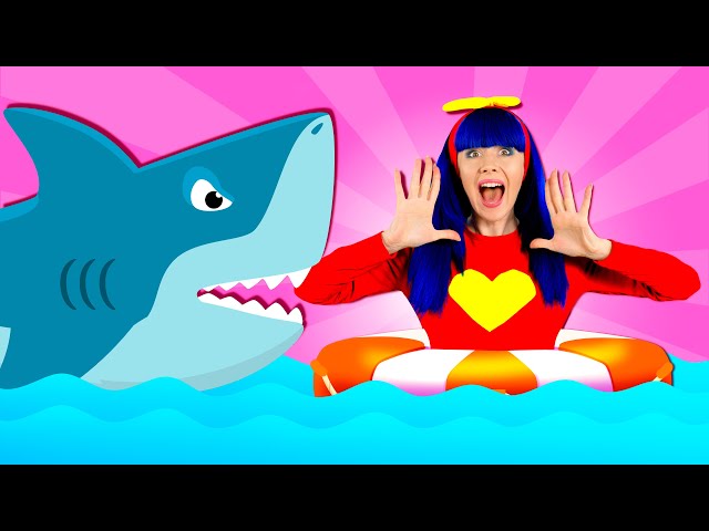 Police Officer and Huge Shark | Kids Songs And Nursery Rhymes | Dominoki