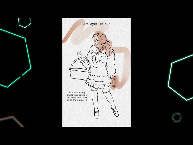 How to draw speed fashion illustrations in under 10 minutes using the iPad and procreate | tutorial