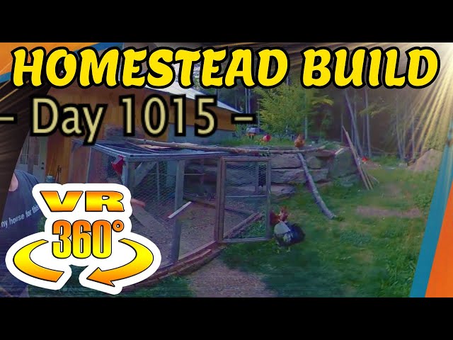 Homestead Build - Finishing up Stone Retaining Wall