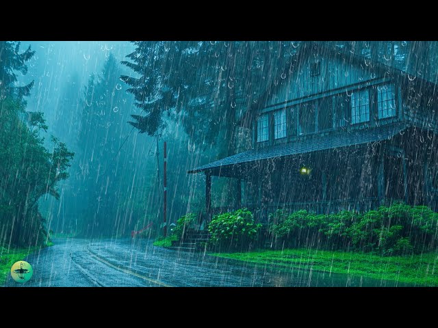 Deep Sleep Instantly ⛈ Very Heavy Rain & Thunderstorm Sleep Sounds at Night to Sleep, Beat Insomnia