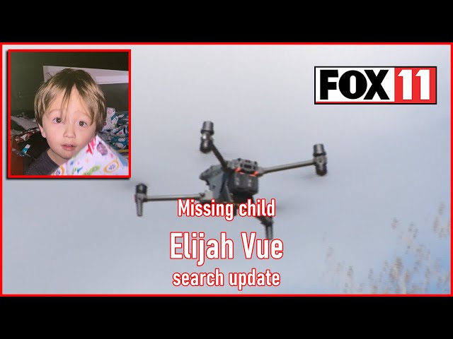 Elijah Vue search update from Two Rivers, Wisconsin Police Department