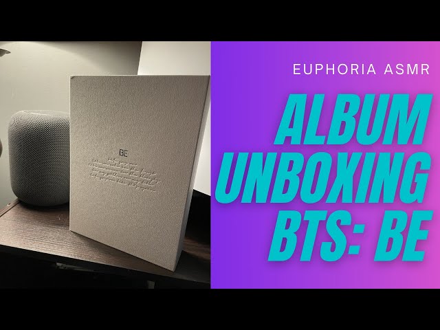 ASMR UNBOXING| BTS: BE ALBUM