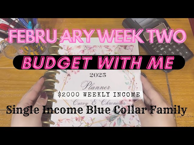 HOW I BUDGET OUR WEEKLY PAYCHECK |  SINGLE INCOME BLUE COLLAR FAMILY | ZERO BASED BUDGET | $2K WEEK