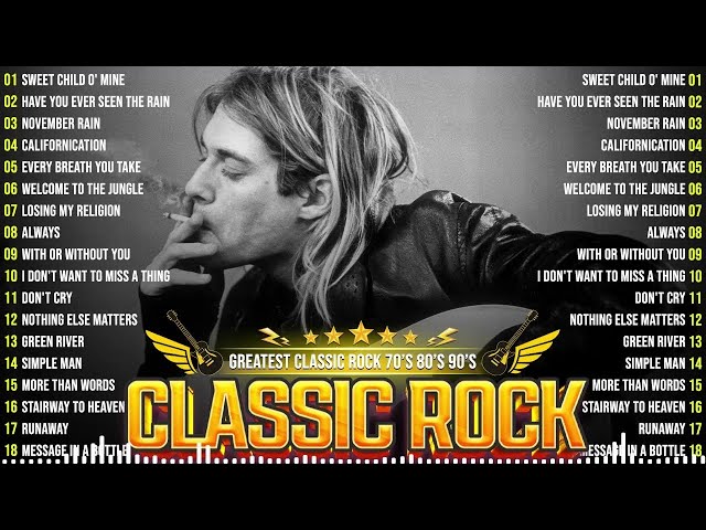 Classic Rock 70s 80s 90s Songs ⚡Pink Floyd, The Rolling Stones, AC/DC, The Who, Black Sabbath