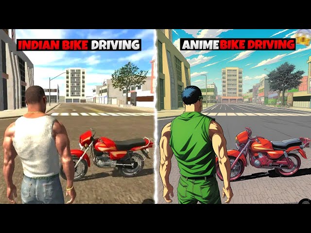 INDIAN BIKE DRIVING 3D VS ANIME BIKE DRIVING 3D | INDIAN BIKE GAME |