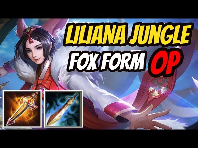 AOV LILIANA JUNGLE | CRAZY FOX FORM DAMAGE | ARENA OF VALOR LILIANA GAMEPLAY