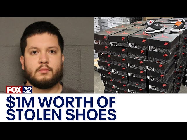 $1M worth of stolen Nike, New Balance shoes found; Chicago man arrested: sheriff