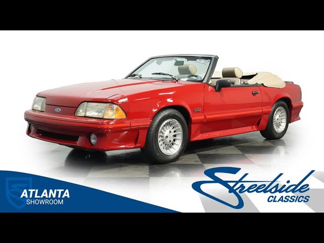 1988 Ford Mustang GT Convertible 8329-ATL for sale | Charlotte, Atlanta, Dallas, Tampa, Phoenix...