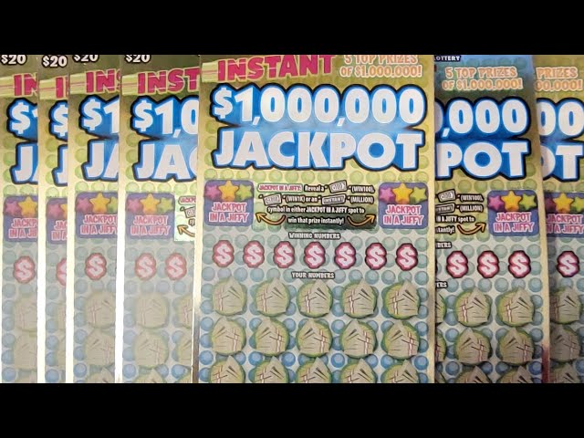 $1,000,000 MILLION INSTANT JACKPOT $140 OF PA LOTTERY $20 SCRATCH OFF TICKETS #lottery #scratch #win