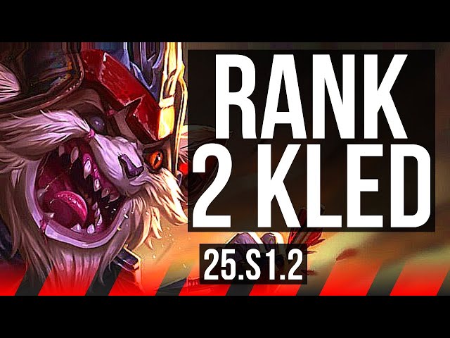 KLED vs JAX (TOP) | Rank 2 Kled, 10/1/10, Legendary | NA Grandmaster | 25.S1.2