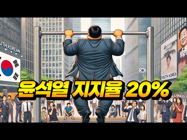 윤석열 지지율 20%