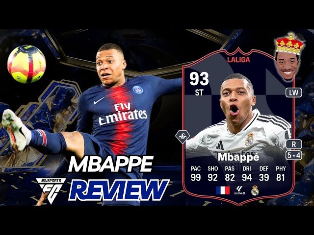 PLAYER REVIEW: The Rarest Card in EA FC 25 POTM 93 MBAPPE ✨ [Ultimate Team]