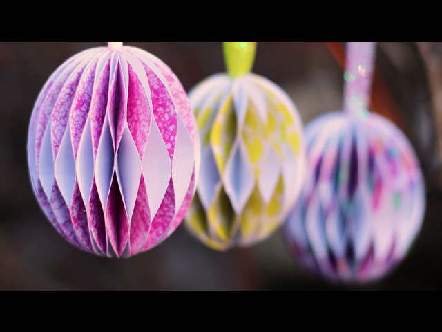 Paper Honeycomb Easter Egg Tutorial 🐣 Easter Papercrafts